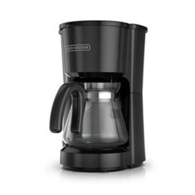 Black &amp; Decker 5-Cup Coffeemaker, Black