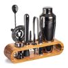 Bar Tools Cocktail Making 10-in-1 Cocktail Shaker Set Kit